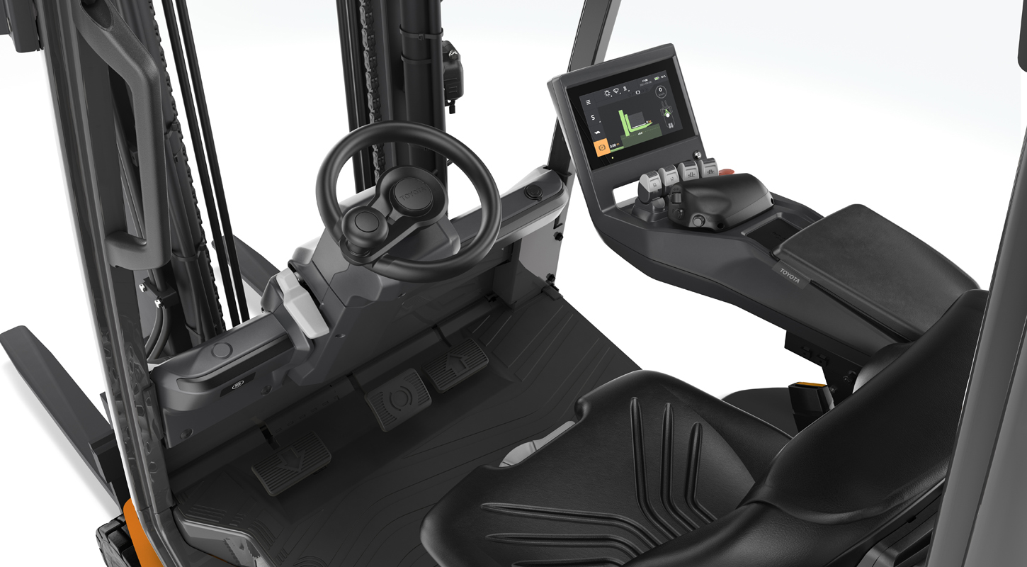 Toyota Traigo48controbilanciato elettrico con vano operatore spazioso