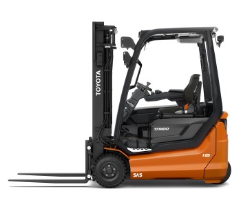 Controbilanciato elettrico a tre ruote Toyota Traigo48 visto lateralmente