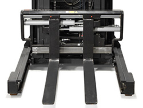 Posizionatore forche integrato